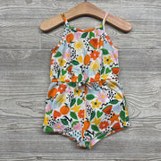 Tank Romper Fruit, Stars 12-18M