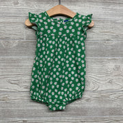 Flutter Sleeve Romper Flowers 12-18M