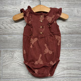 Flutter Sleeve Bubble Romper Birds 6M