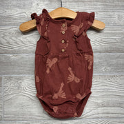 Flutter Sleeve Bubble Romper Birds 6M
