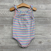 Ribbed Tank Top Bodysuit Stripes 24M