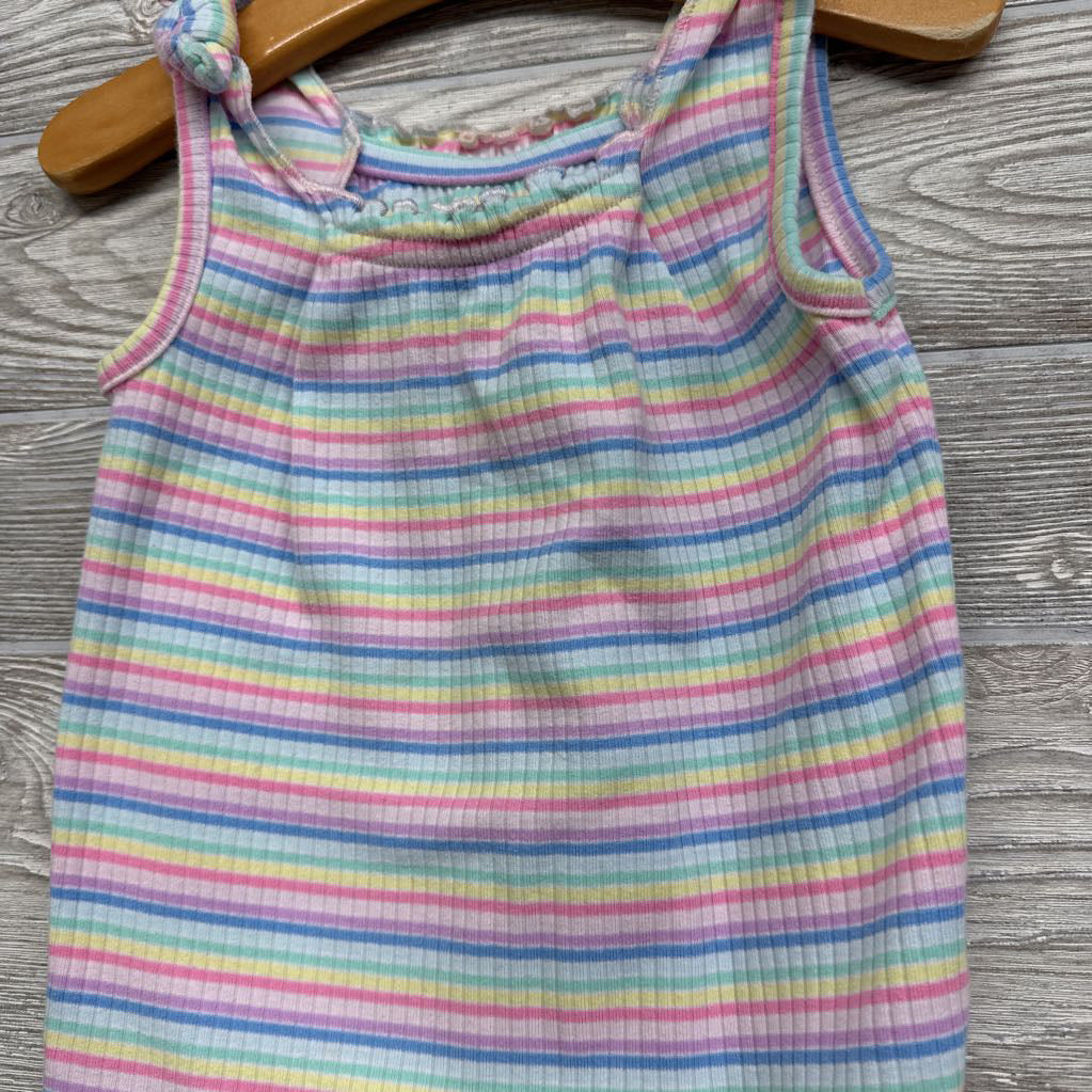 Ribbed Tank Top Bodysuit Stripes 24M