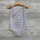 Ribbed Tank Top Bodysuit Stripes 24M