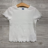 Ribbed Shirt Ruffles 3t