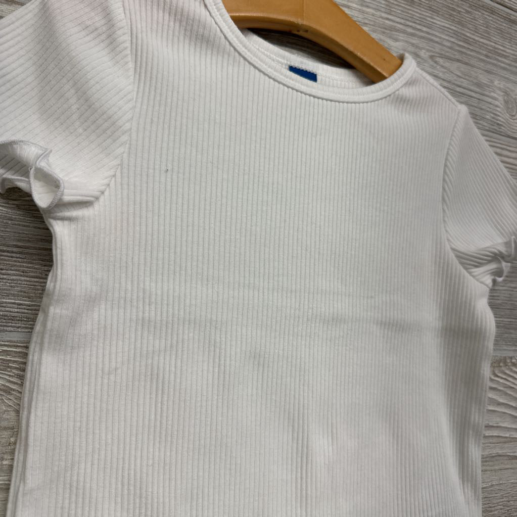 Ribbed Shirt Ruffles 3t