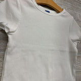 Ribbed Shirt Ruffles 3t