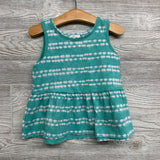 Peplum Tank Top Printed 4t