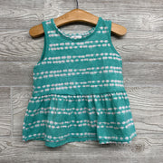 Peplum Tank Top Printed 4t