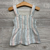Smocked Terry Tank Top Stripes 5