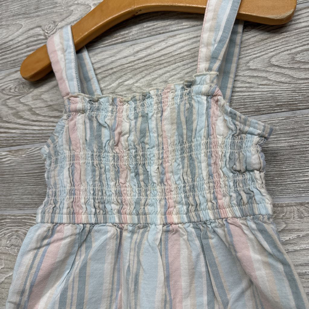 Smocked Terry Tank Top Stripes 5