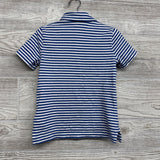 Cotton Jersey Polo Shirt Stripes 4-4t