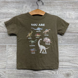 Dinosaur Shirt You Are Brave, Kind 2t