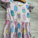 Flutter Sleeve Dress Popsicles 5-6
