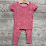 2 Pc Pj Unicorns & Hearts 24M