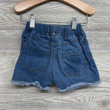 Peplum Shirt Polka Dot & Denim Shorts 18-24M