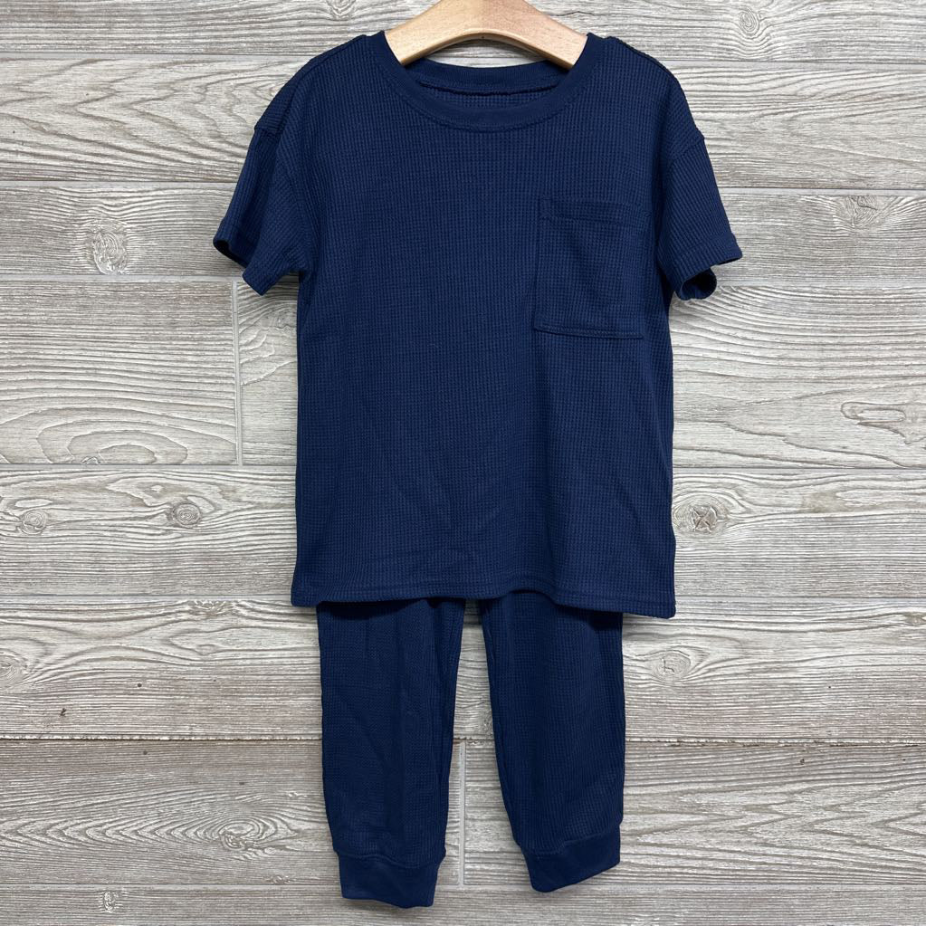 Waffle Knit 2 Pc Pj 6