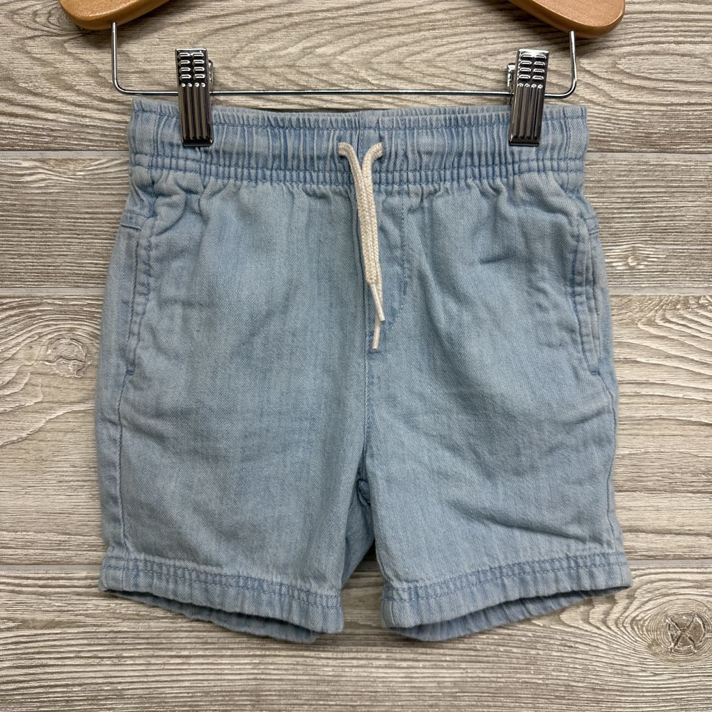 Drawstring Denim Shorts 3t