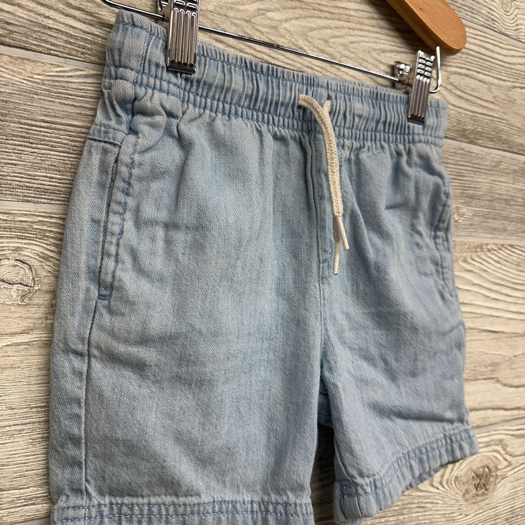 Drawstring Denim Shorts 3t