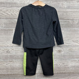 LS Shirt Never Back Down & Pants 3t