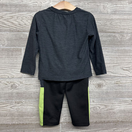 LS Shirt Never Back Down & Pants 3t