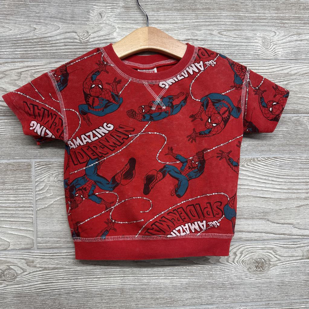 Spider-man Weathered Crew Shirt & Shorts 3t