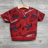 Spider-man Weathered Crew Shirt & Shorts 3t