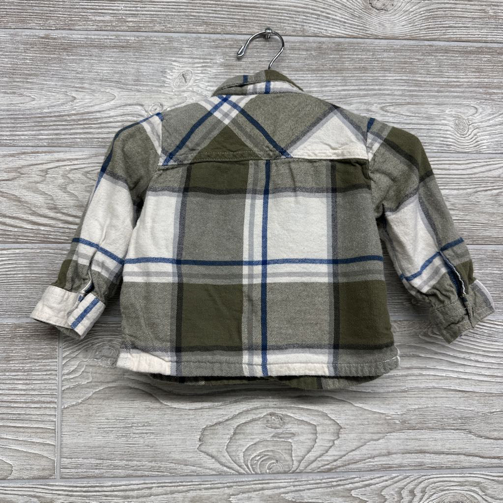 Plaid Flannel Shirt 12M