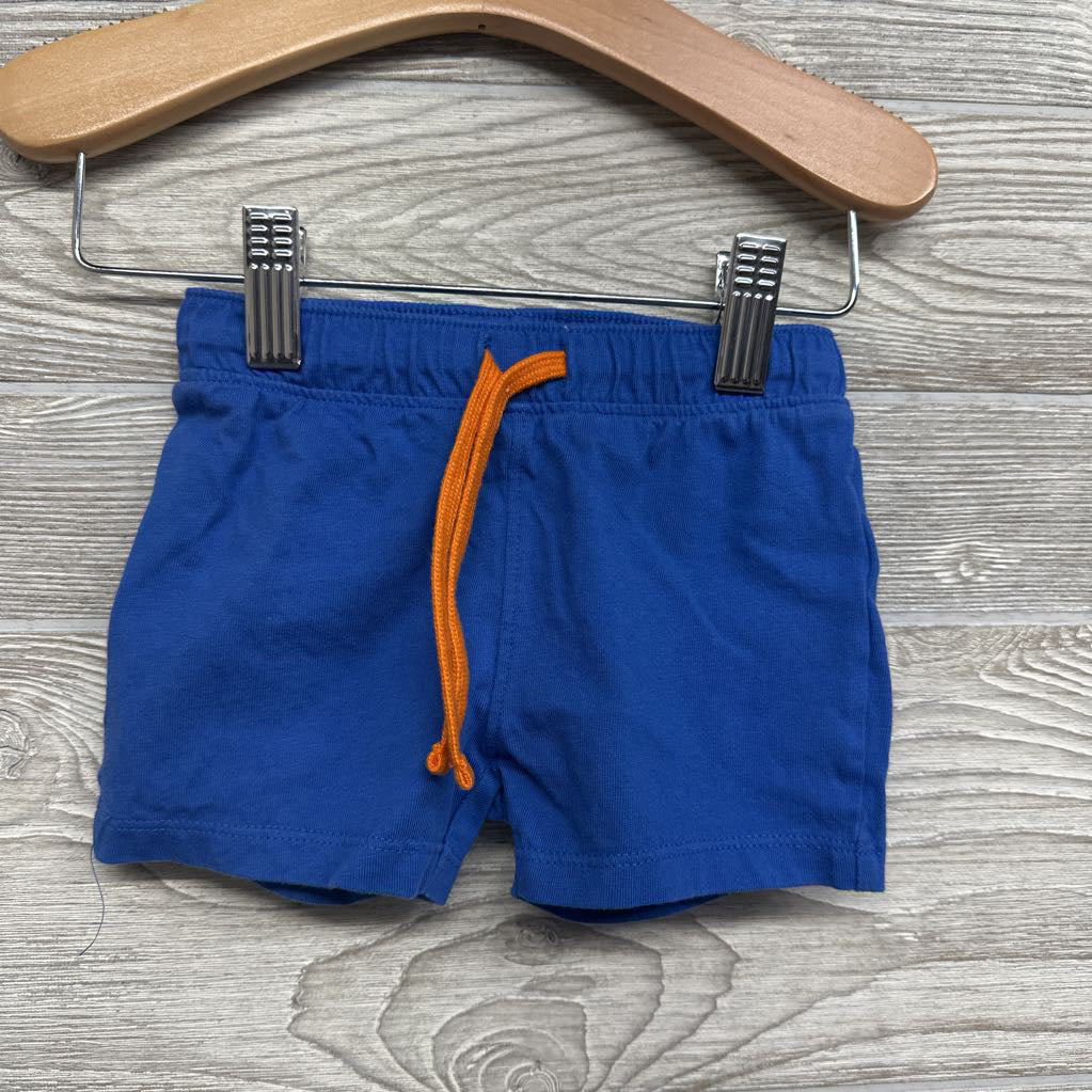 Henley Polo Shirt & Drawstring Jersey Shorts 6-12M