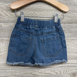 Pull On Denim Shorts Patches 18-24M