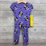 NEW 2 Pc LS Bamboo PJS Bats Pumpkins 3T