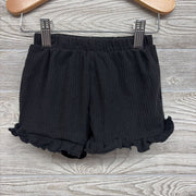 Ribbed Shorts Ruffle Trim 2T