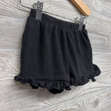 Ribbed Shorts Ruffle Trim 2T