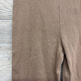 Ribbed Flare Pants Slit Hem 13-14