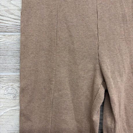 Ribbed Flare Pants Slit Hem 13-14
