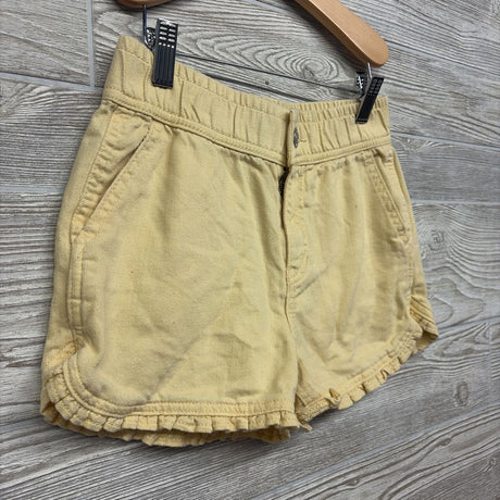 Denim Shorts Ruffle Trim 12