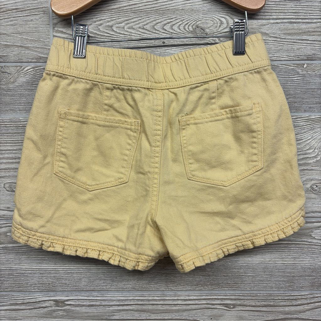 Denim Shorts Ruffle Trim 12