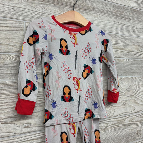 2 Pc LS Bamboo PJs Mulan 12-18M