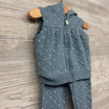 Quilted Vest & Pants Dots 18M