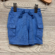 French Terry Cargo Shorts Dinosaurs Skateboarding 0-3M