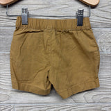 Linen Blend Pull On Shorts 6-9M