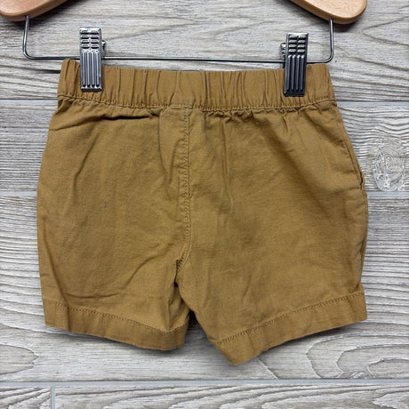 Linen Blend Pull On Shorts 6-9M