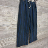 Drawstring French Terry Pants Stripes 3T