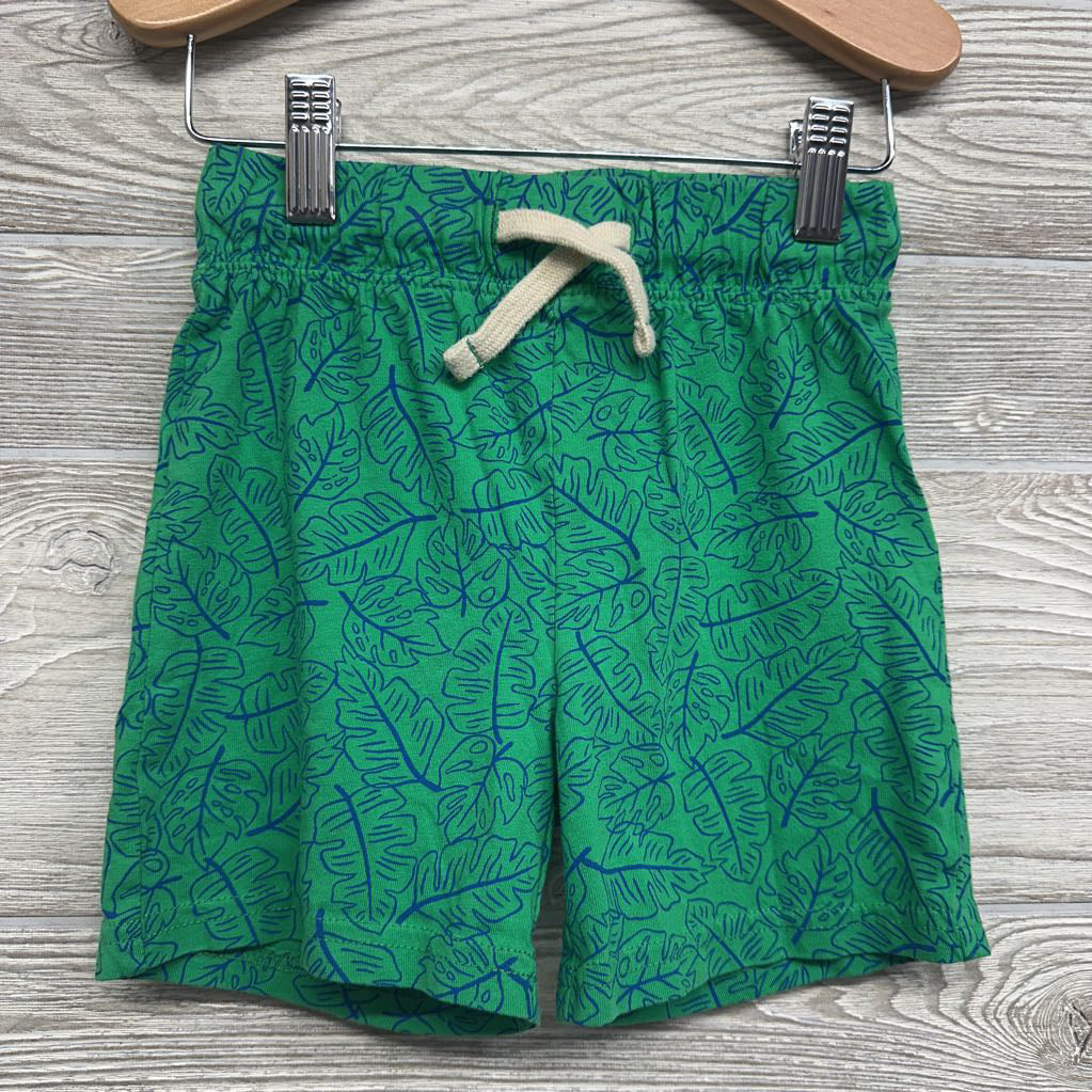 Drawstring Jersey Shorts Leaves 4