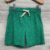 Drawstring Jersey Shorts Leaves 4