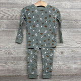 2 Pc LS PJs Cookies Milk 4T
