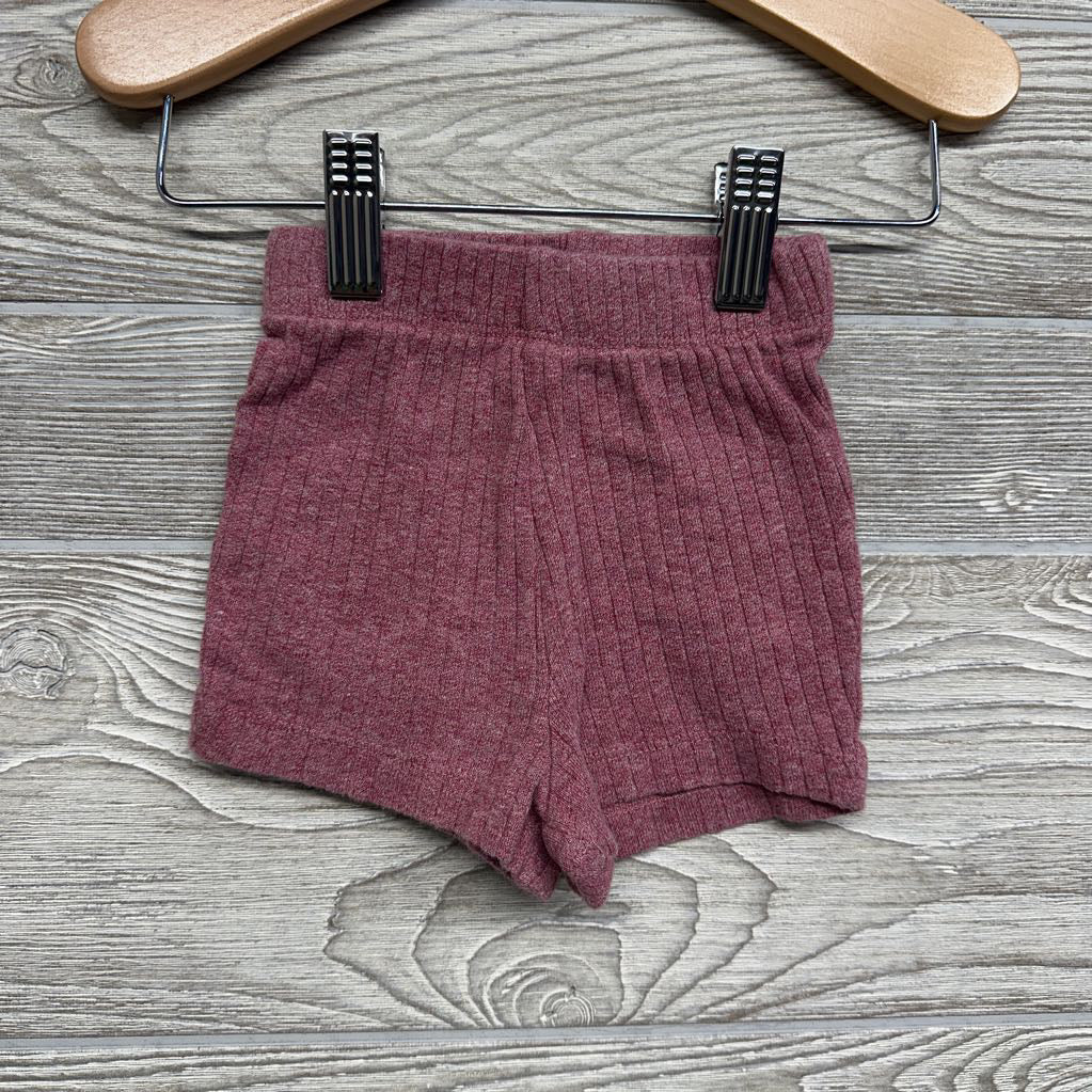 Ribbed Peplum Tank Top & Shorts 6-12M