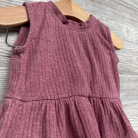 Ribbed Peplum Tank Top & Shorts 6-12M