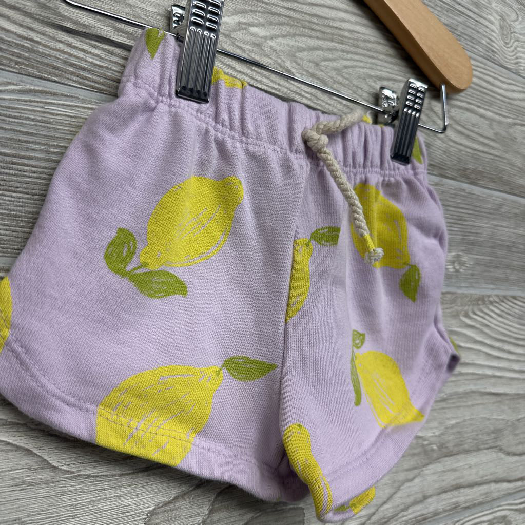 French Terry Shorts Lemons 12-18M
