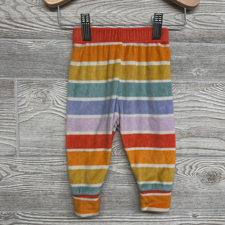 2 Pc LS Cozy PJs Stripes 12M