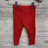 Crewneck & Ribbed Leggings Apples 3-6M